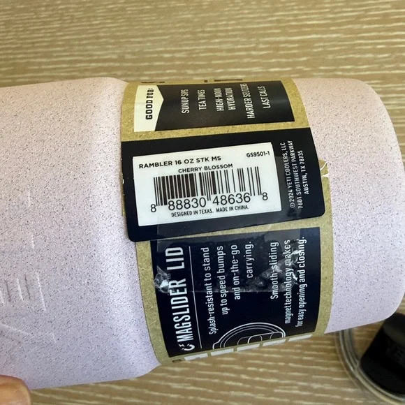 YETI Rambler Stackable 16oz Cherry Blossom Cup Mug Travel Cup Limited Edition - Picture 9 of 14